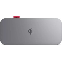 Išorinė Baterija - Lenovo GO 10000 mAh Belaidis Įkrovimas, Pilka Išorinė Baterija - Lenovo GO 10000 mAh Belaidis Įkrovimas, Pilka