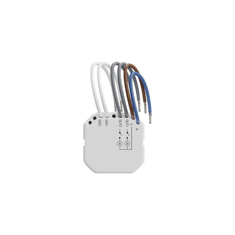 Satel Smart 2-CH Relay PM SATEL Wireless controller 230V AC ASW-220 with power measurement