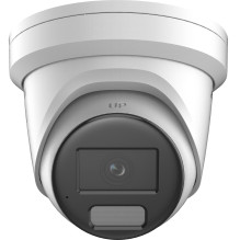Hikvision dome DS-2CD2347G2H-LIUeF F4 (white, 4 MP, 30 m IR 30 m LED, Hybrid Light)