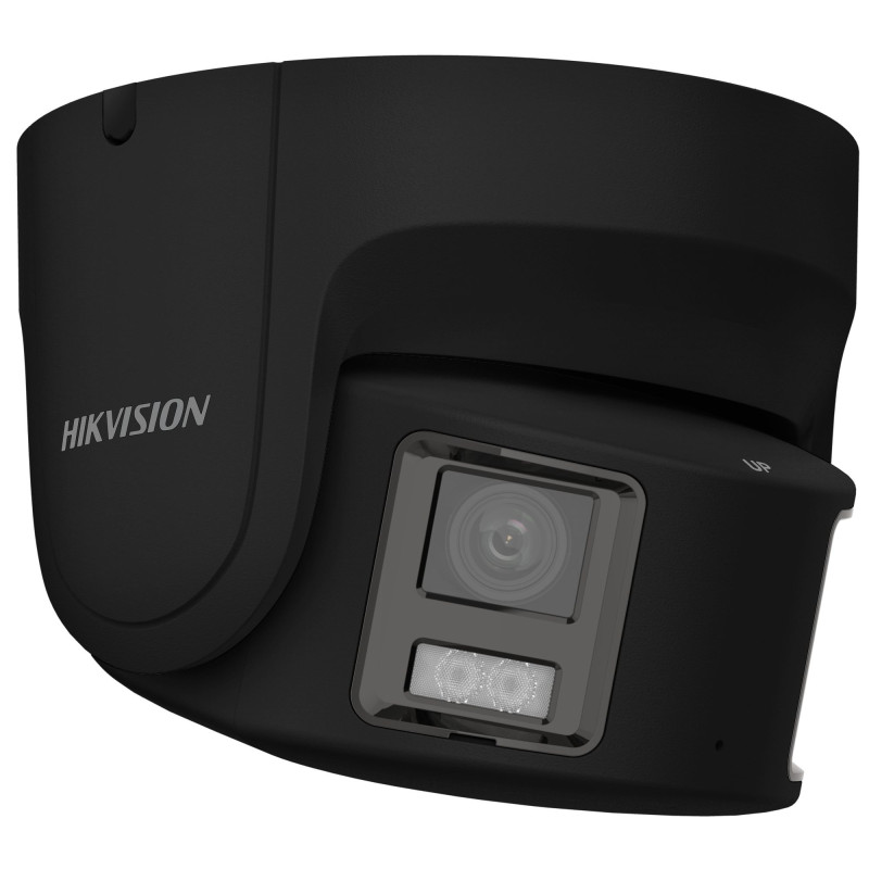 Hikvision dome DS-2CD2387G2P-LSU / SL(C) F4 (black, 8 MP, 30 m. LED, ColorVu, panoramic 180°)
