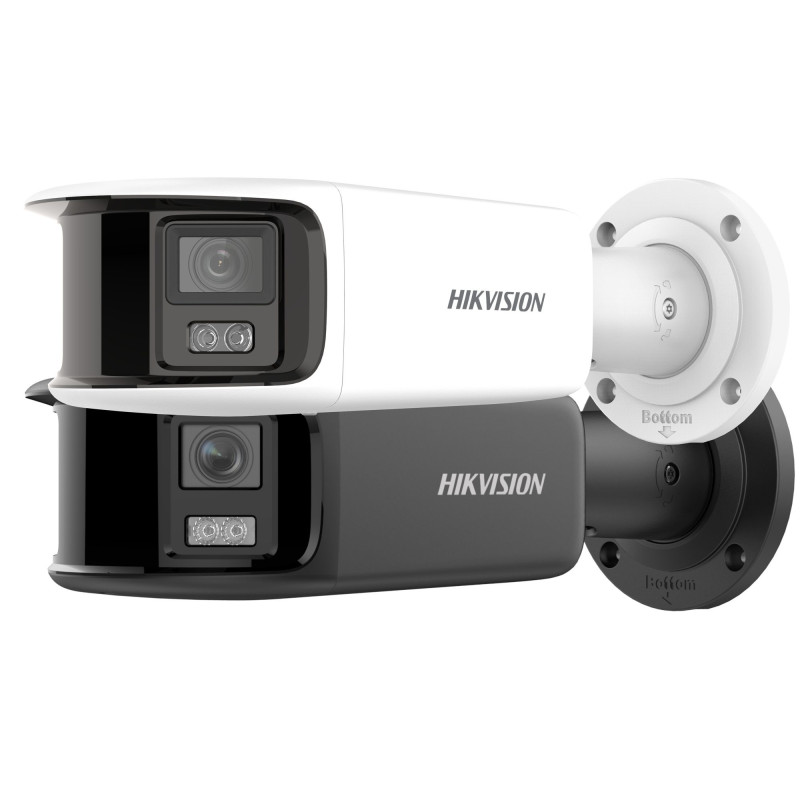 Hikvision bullet DS-2CD2T87G2P-LSU / SL(C) (juoda, 8 MP, 40 m. LED, ColorVu, panoraminė 180°)
