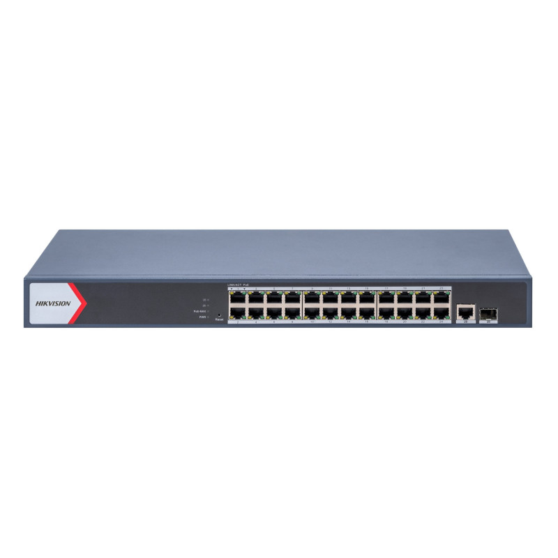 26-port, 24 PoE-port switch Hikvision DS-3E1526P-EI / M (managed, 1xSFP)