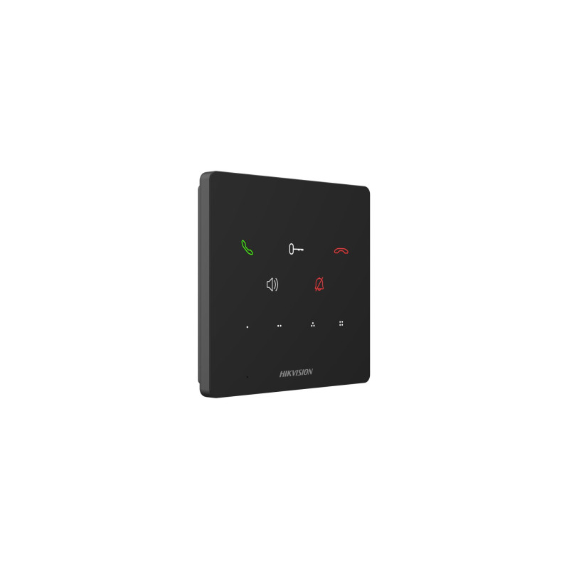 Doorphone indoor station, without screen, Hikvision DS-KH6000-E1 (BLACK)