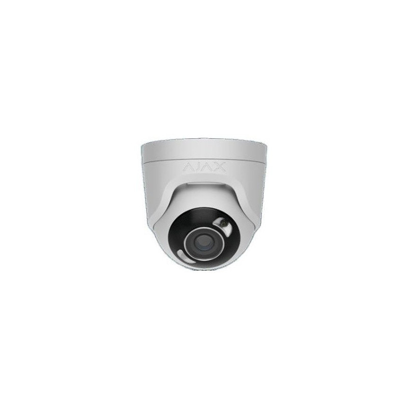 Ajax TurretCam HL 126265.197.WH1 F2.8 (white, 8MP, 50m IR+LED, Hybrid Light, True WDR, IP65)