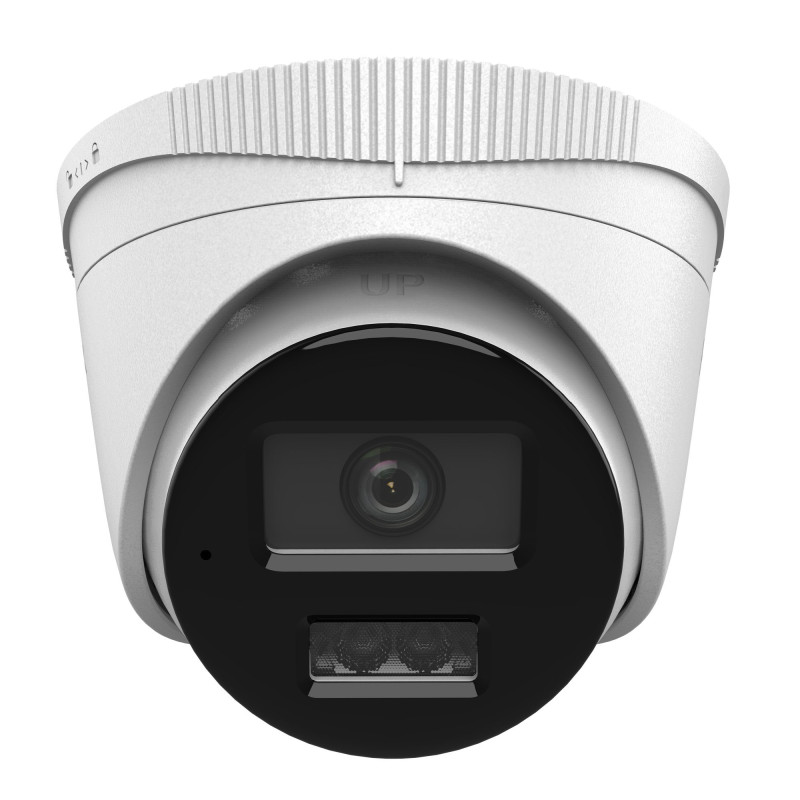 HiLook dome IPC-T280HA-LU F2.8 (white, 8 MP, 30 m IR, 30 m LED, Hybrid Light)