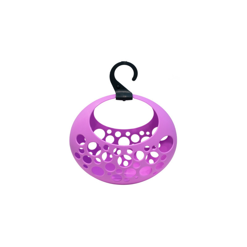 GIO`STYLE Basket for laundry tongs Love lilac 29x13x31cm