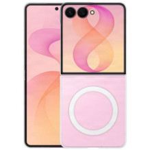 Samsung "Silikono žiedas Magnet Dėklas Samsung Galaxy Z Flip8" Skaidrus