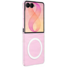 Samsung "Silikono žiedas Magnet Dėklas Samsung Galaxy Z Flip8" Skaidrus