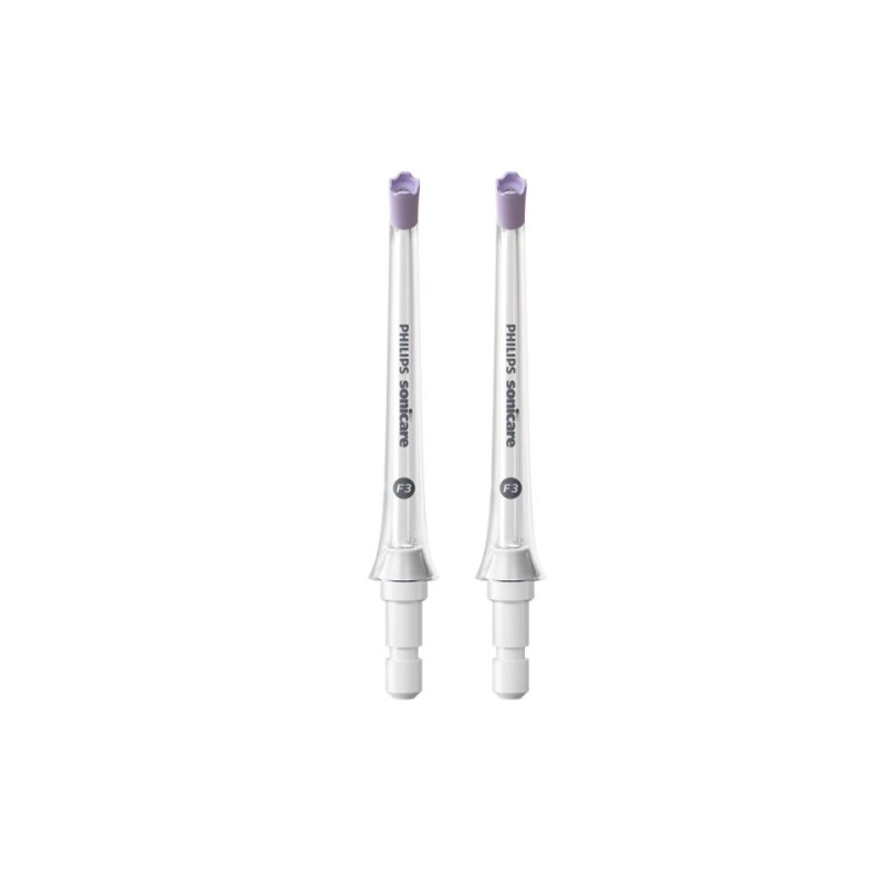 Philips Oral Irrigator nozzle HX3062 / 00 Sonicare F3 Quad Stream Number of heads 2 White / Purple