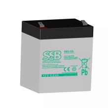 Battery (AGM) SSB SB (5Ah, 12V, F1, VRLA)