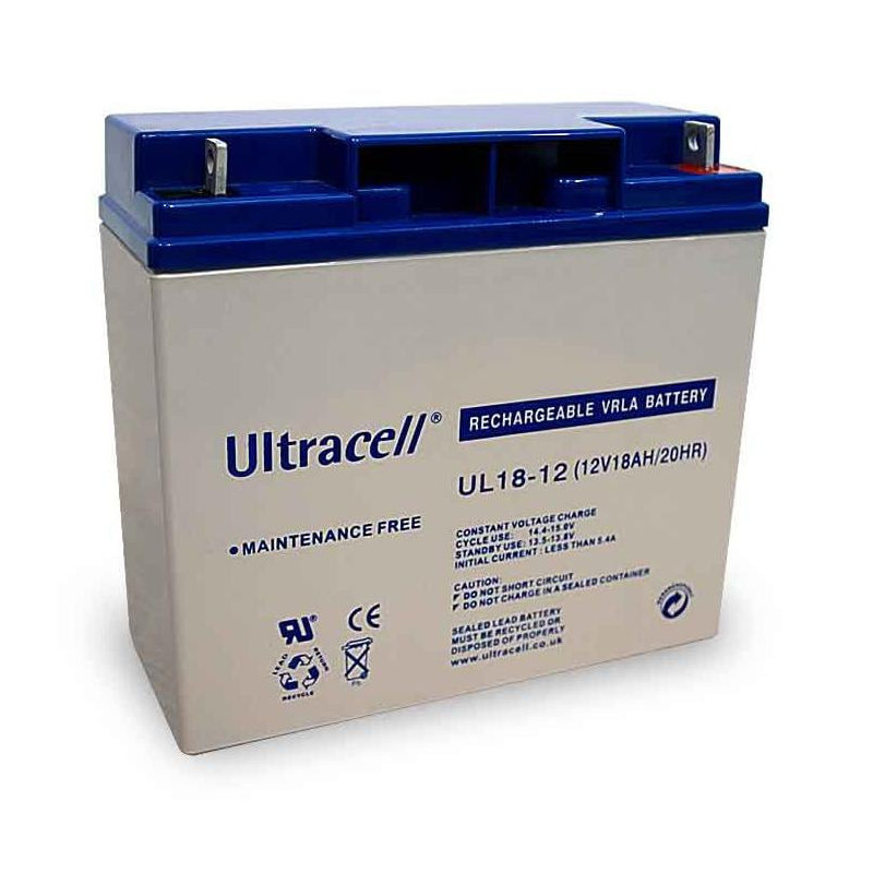 Battery Ultracell UL18-12 (18 Ah, 12V)