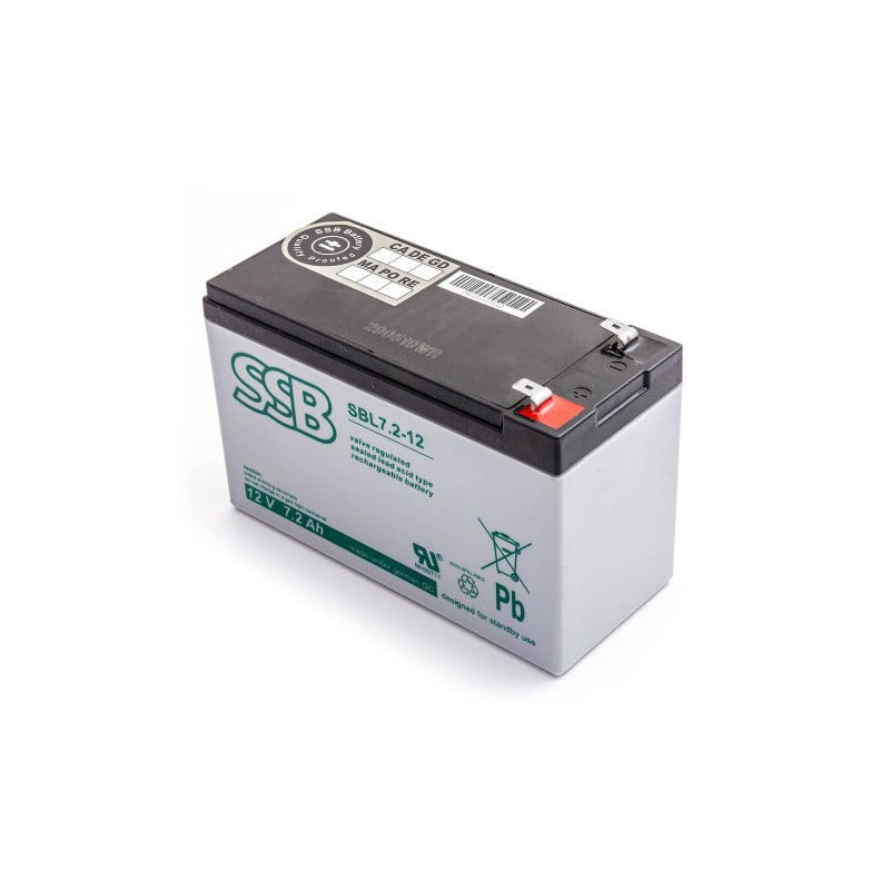 Battery (AGM) SSB SBL (7.2Ah, 12V, F1, VRLA)