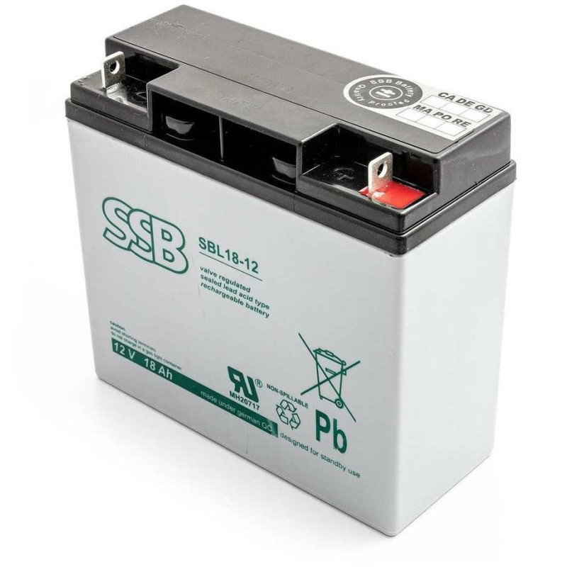 Battery (AGM) SSB SBL (18Ah, 12V, F3 M5, VRLA)