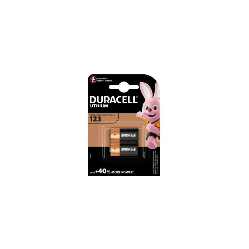 Baterija Duracell Lithium CR123 (1 vnt.)