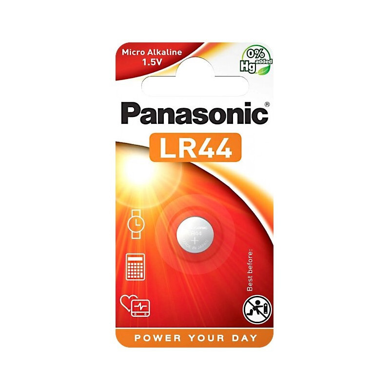 Baterija Panasonic Alkaline G13 / LR44 (1 vnt.)