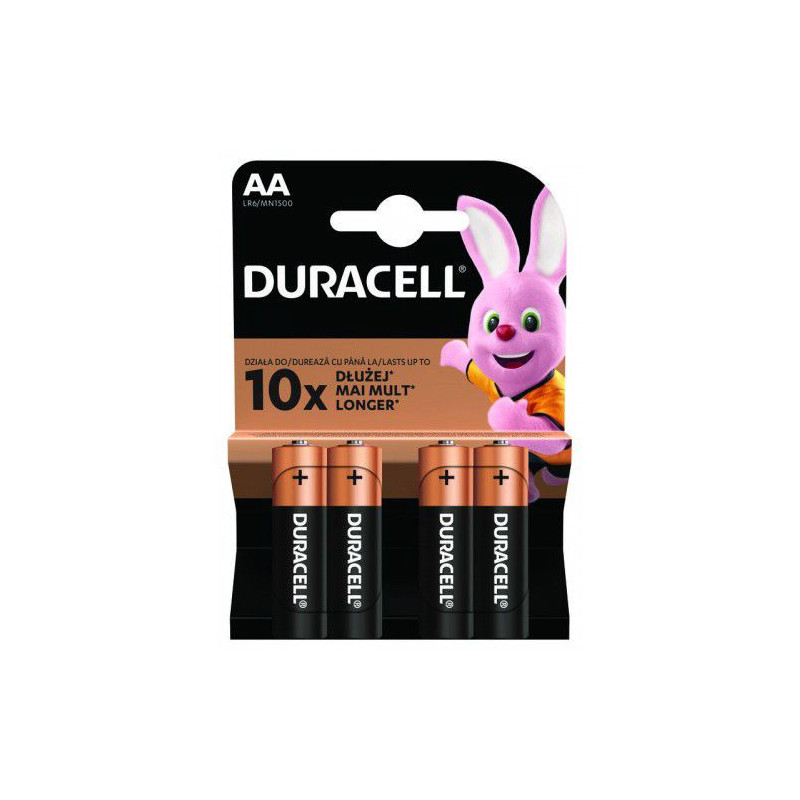 Baterija Duracell Alkaline LR6 / AA (4 vnt.)