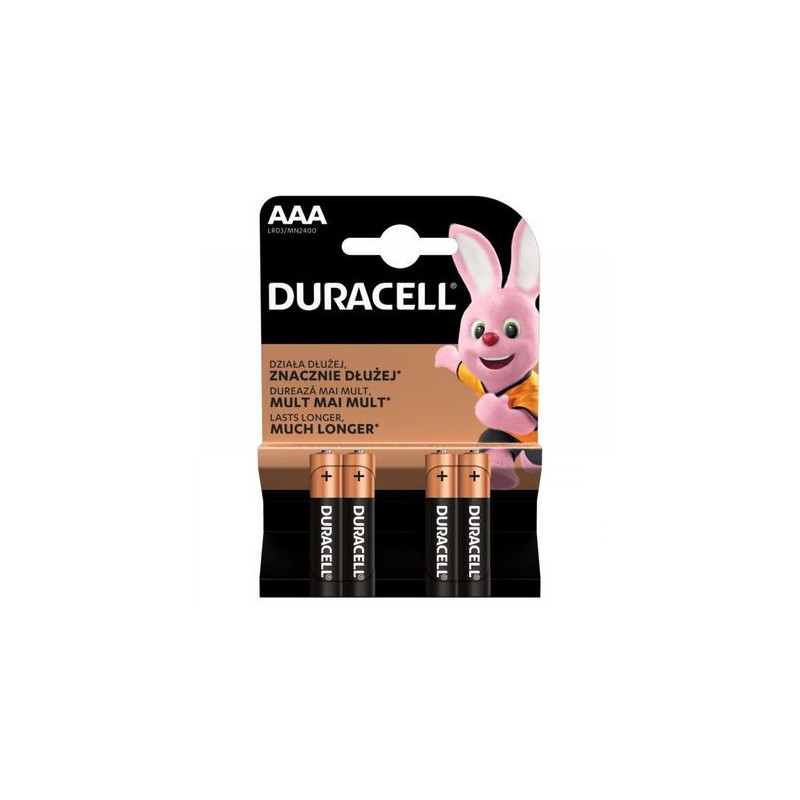 Baterija Duracell Alkaline LR03 / AAA (4 vnt.)