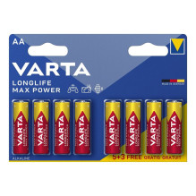 Baterija VARTA Alkaline Max Power LR6 / AA (8 vnt.)