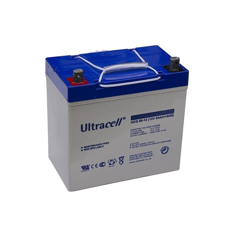 Battery Ultracell UCG55-12 (55Ah, 12V, gel, deep discharge)