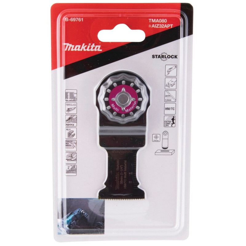 Įpjaunamas pjūklelis 32mm TC / HM Starlock Makita B-69761