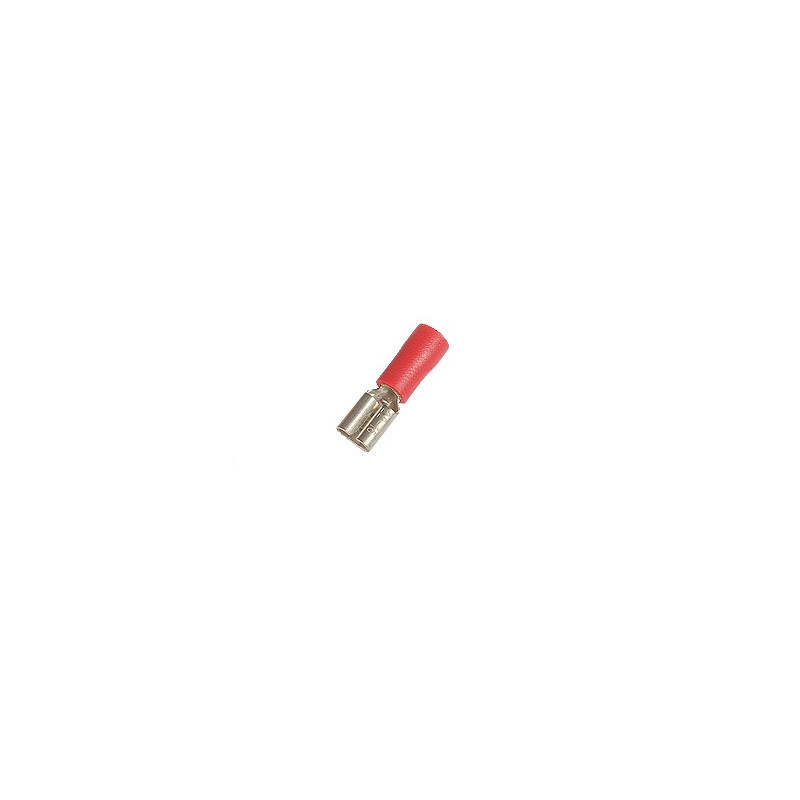 AFH-1.5/2.8 insulated plug socket (1.5mm², red)