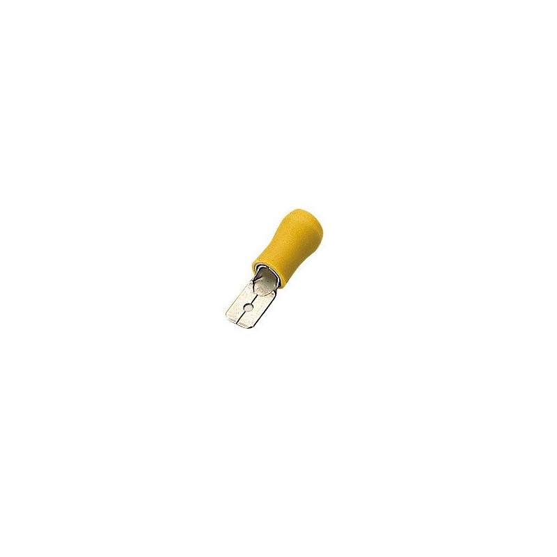AFM-6 insulated plug (6mm², yellow)