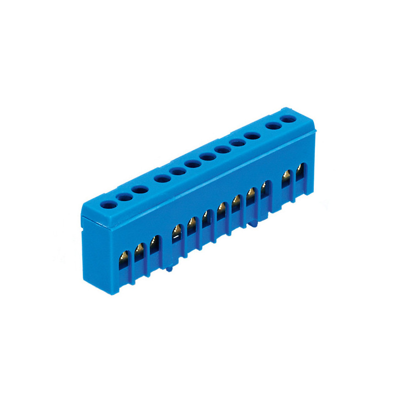Neutral terminal N12H Cu 12x16 mm2 Morek MAD1012N15 (blue)