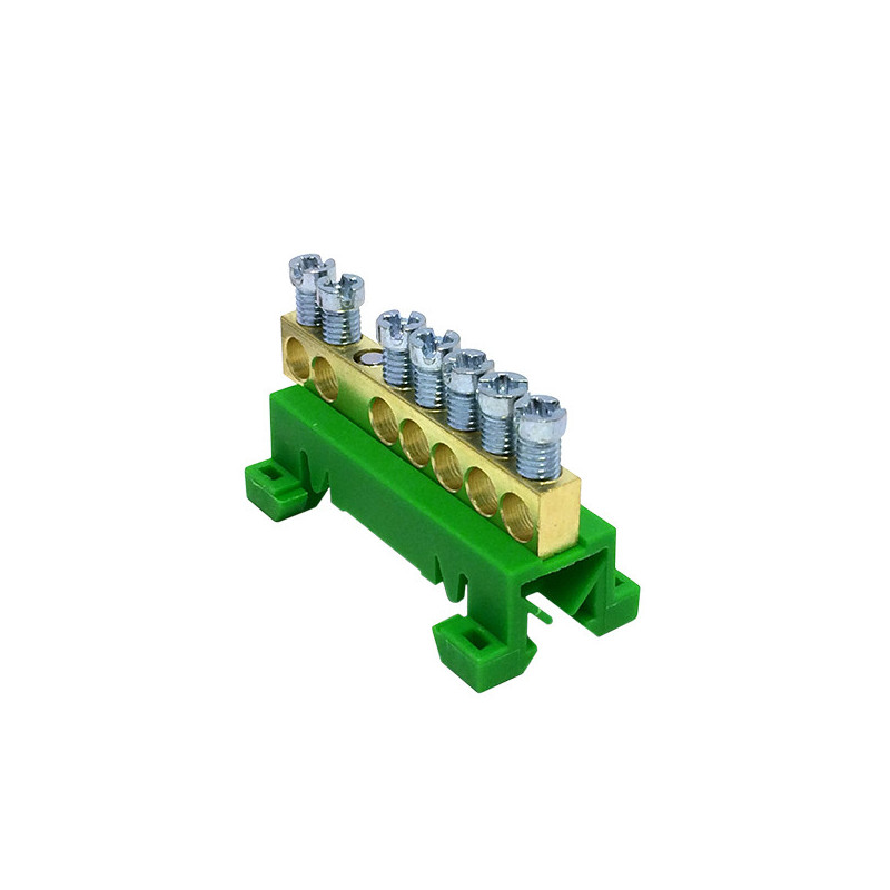 Įžeminimo gnybtas PE7 7x16 mm2 Morek MAD0007G15 (žalias)