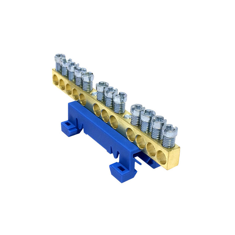Nulinis gnybtas Cu 12x16 mm2 Morek MAD0012N15 (mėlynas)