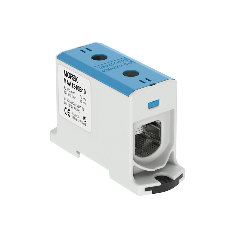 Terminal block OTL240 1x35-240mm2 Morek MAA1240B10 (blue)