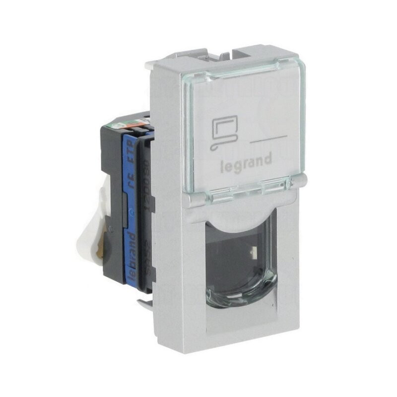 RJ45 lizdas Mosaic UTP 6 Legrand 076561 (baltas)