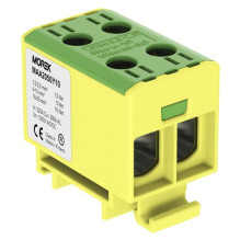 Terminal OTL50-2 Morek MAA2050Y10 (Yellow / Green, 2x1.5-50mm2, Al / Cu, 1000V)