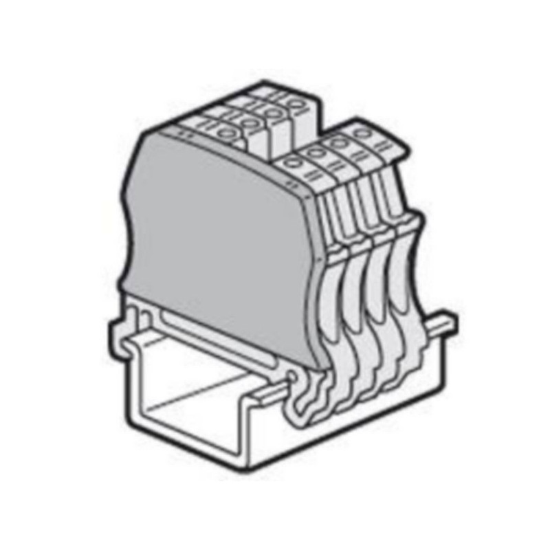 End cap for Legrand Viking3 037551 (gray, 12-15mm)