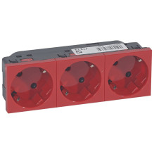 3 pcs. socket outlet Mosaic...