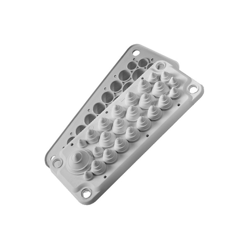 Guminis sandariklis daugiavietis Morek MBA3F14L11 (2x3-11 / 5x10-14 / 12x14-18 / 5x14-22 mm²)