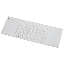 Multi-position seal Legrand 036497 (30+2 positions, RAL7030, for Atlantic and Marina panels)