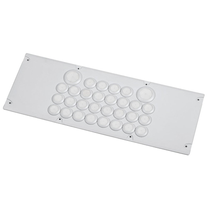 Multi-position seal Legrand 036497 (30+2 positions, RAL7030, for Atlantic and Marina panels)
