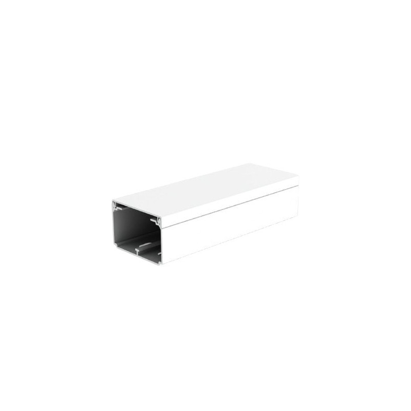 Self-adhesive cable tray Kopos LH 60X40_P2 (white, 60×40 mm, 2 m, with protective film)