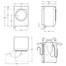 Washing machine AEG LFR83564QE Washing machine AEG LFR83564QE
