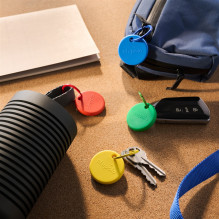 Chipolo POP - Bluetooth Tracker with Replaceable Battery for iOS &amp; Android, 4pack -Red_Blue_Yellow_Green