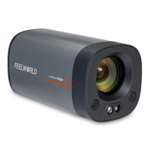 Kamera - Feelworld HV10X 1080p 60fps PTZ USB3.0 HDMI Juoda Kamera - Feelworld HV10X 1080p 60fps PTZ USB3.0 HDMI Juoda