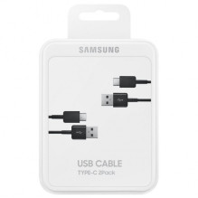 Kabelis - Samsung DG930MBEG USB į USB-C 1.5M Juodas, Baltas Kabelis - Samsung DG930MBEG USB į USB-C 1.5M Juodas, Baltas