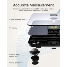 Skaitmeninės Svarstyklės - RENPHO Elis Nova Wi-Fi Smart Scale, 18 Body Metrics, TFT Display