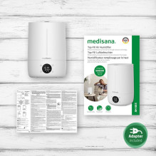 Drėkintuvas - Medisana AH 663 300 ml / h, 4.5L Talpa, 15h Veikimas Drėkintuvas - Medisana AH 663 300 ml / h, 4.5L Talpa, 15h Veikimas