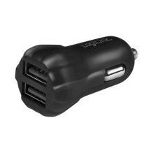 Logilink USB Kfz Ladegerät + Smartphone Harterung im Set