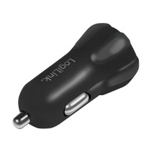 Logilink USB Kfz Ladegerät + Smartphone Harterung im Set