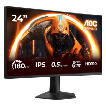 60,5 cm (23.8") 1920 x 1080 Pixel AOC 24G50F 16:9 Full HD IPS 4 ms 180 Hz HDR DisplayPort HDMI VESA