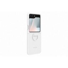 Telefono Dėklas - Samsung Galaxy Flip7 FE Silikoninis Apvalkalas, Baltas