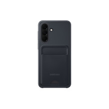 Telefono Dėklas - Samsung Galaxy A37 Kortelės Laikiklio Dėklas, Opaque Apsauga, Juoda