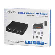 LogiLink CR0012 Stažuotojas (3,5 colio) „viskas viename“ kartenleseris